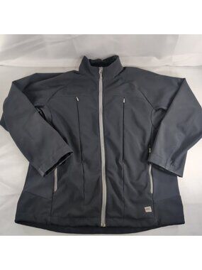 MEC Mountain Equipment Co-Op Men's M Medium 5023004 Jacket Black Collar Full Zip